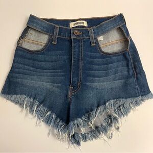 APHRODITE Cut Out Pocket Denim Shorts